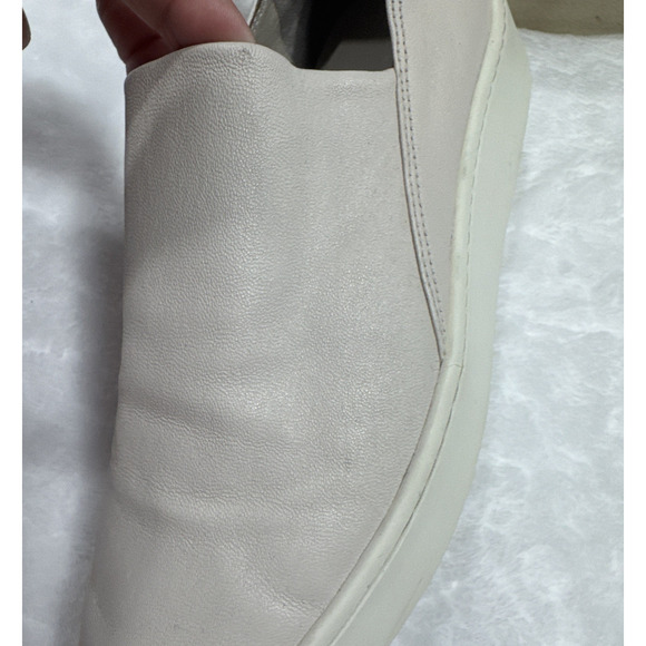 VINCE Saxon Slip On Platform Sneakers Shoes Womens Size 5.5M Bone Color - Picture 4 of 12